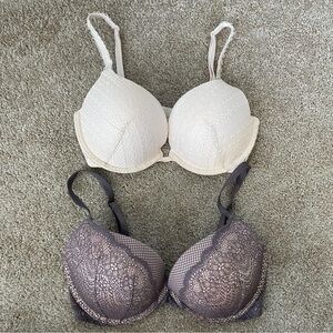 Victoria's Secret | Set of Two Push Up Bras Size 32DD
